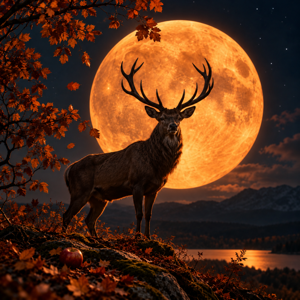 The Stories the Land Holds: The Stag, the Moon and the Wisdom of Autumn - Blog soniabaillon.com